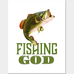 Fishing God Posters and Art